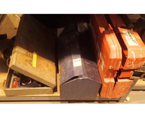 Three boxes of mixed tools and ratchet tie down strap. Not available for in-house P&amp;P, contact Paul O'Hea at Mailboxes on