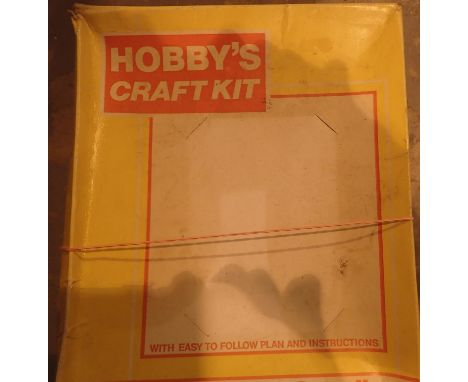 Hobby's wooden kit to build musical piano, appears complete with musical movement, instructions etc, box with wear. P&amp;P G