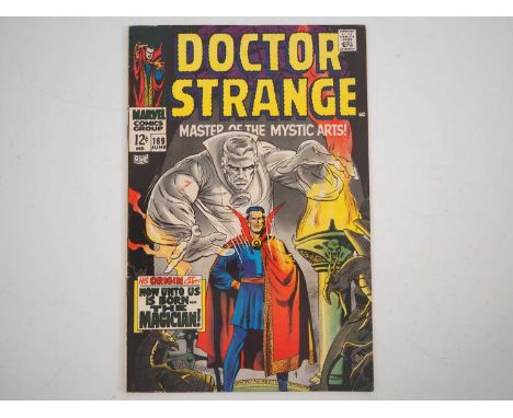 DOCTOR STRANGE #169 (1968 - MARVEL) - Debut issue of Doctor Strange's first solo title with his origin retold - Dan Adkins co