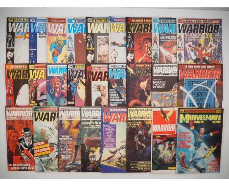 WARRIOR MAGAZINE #2 to 26 + MARVELMAN SPECIAL #1 (26 in Lot) - (1982/1985 - QUALITY) - Unbroken run of the remaining 25 issue
