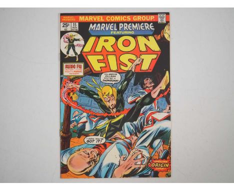 MARVEL PREMIERE: IRON FIST #15 - (1974 - MARVEL) - The first appearance and origin of Iron Fist (Daniel Rand) + introduction 