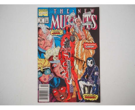 NEW MUTANTS #98 - (1991 - MARVEL) - KEY BOOK &amp; CHARACTER - First appearance of Deadpool + First appearances of Gideon and