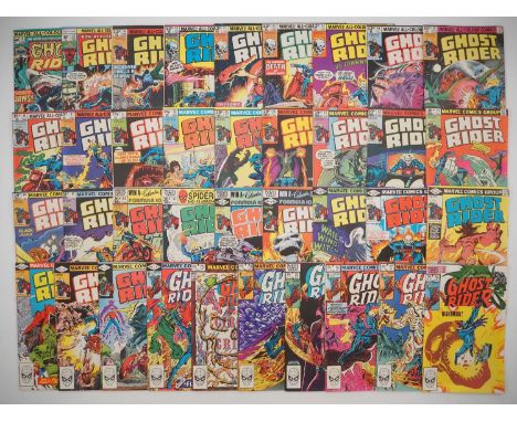 GHOST RIDER #16, 22, 36, 40-47, 51, 52, 55-78 (37 in Lot) - (1976/1983 - MARVEL - US & UK Price Variant) - Includes the first