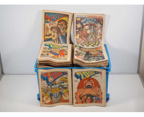 2000 AD LOT (400+ in Lot) - A large collection of 2000 AD issues ranging from Prog #60 to Prog 519 - Includes the banned Rona
