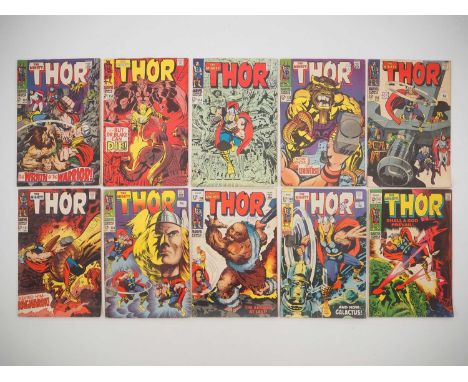 THOR #152, 153, 154, 155, 156, 157, 158, 159, 160, 161 (10 in Lot) - (1968/1969 - MARVEL) - Includes the first appearance of 