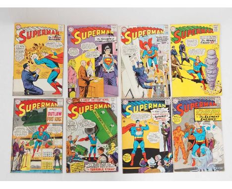SUPERMAN #172, 173, 174, 177, 179, 182, 185, 190 (8 in Lot) - (1964/1966 - DC) - Includes the first appearance of the Toyman 