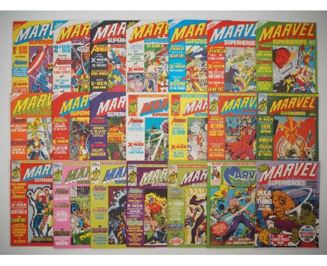 MARVEL SUPERHEROES #353 to 371, 378 + SUMMER SPECIAL (21 in Lot) - (1979/1982 - MARVEL UK) - Unbroken run of the first 19 iss