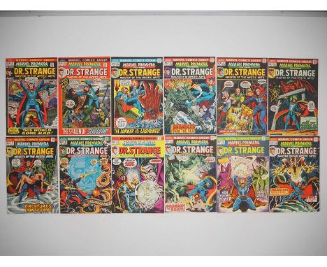 MARVEL PREMIERE #3 to 14 (12 in Lot) - (1972/1974 - MARVEL) - The full run of Doctor Strange issues including the first team 