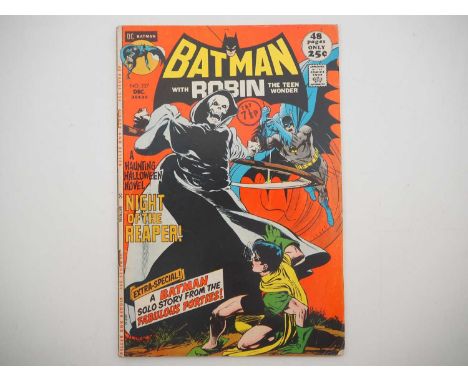 BATMAN #237 - (1971 - DC) - First appearance of the Reaper + First Rutland Vermont/Bald Mountain Halloween crossover + Based 