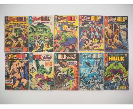 TALES TO ASTONISH #75, 81, 89, 90, 92, 94, 95, 97, 98, 101 (10 in Lot) - (1966/1968 - MARVEL - US &amp; UK Price Variant) - I