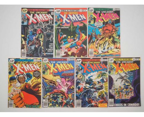 UNCANNY X-MEN #114, 115, 116, 117, 118, 119, 120 (7 in Lot) - (1978/1979 - MARVEL - UK Price Variant) - Includes the first us