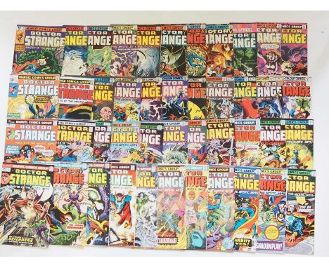 DR. STRANGE VOL. 2 #2 to 45 (44 in Lot) - (1974/1981 - MARVEL - US & UK Price Variant) - Includes the origins of Silver Dagge