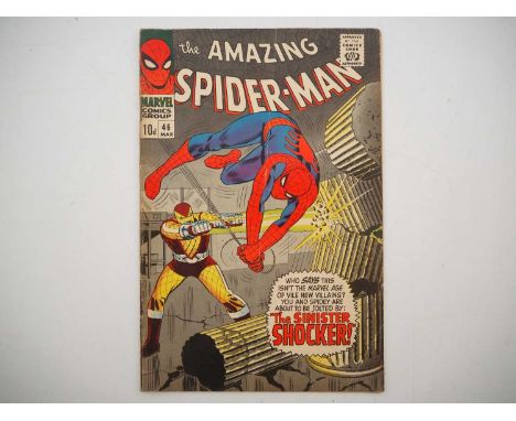 AMAZING SPIDER-MAN #46 - (1967 - MARVEL - UK Price Variant) - Origin and First appearance of the Shocker - John Romita Sr. co