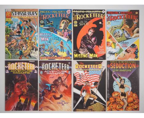 DAVE STEVENS LOT (8 in Lot) - Includes STARSLAYER #2 (1982 - PACIFIC) + PACIFIC PRESENTS #1, 2 (1982/1983 - PACIFIC) + ROCKET