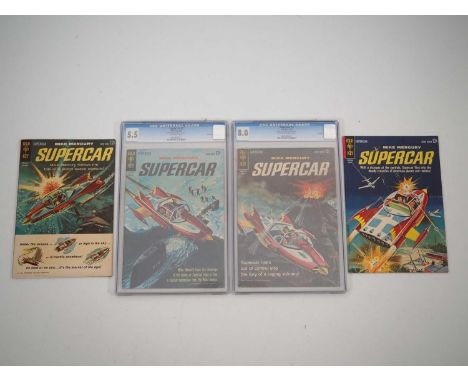 MIKE MECURY SUPERCAR #1, 2, 3 & 4 (4 in Lot) - (1961/1963 - GOLD KEY) - Complete four issue set of Gerry Anderson's first sci