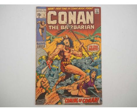 CONAN THE BARBARIAN #1 - (1970 - MARVEL) - First comic book appearance and Origin of Conan + First comic book appearance (cam