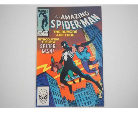 AMAZING SPIDER-MAN #252 (1984 - MARVEL) - Ties with Marvel Team-Up #141 for the first appearance of the black costume + Amazi