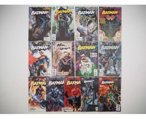BATMAN #608 to 619 (13 in Lot - 2 copies of issue #619 - std and variant covers) - (2002/2003 - DC) - Unbroken run that inclu