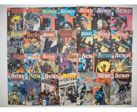 BATMAN #424 to 450 (28 in Lot - 2 copies of issue #436) - (1988/1990 - DC) - Includes the classic 'A Death in the Family' sto