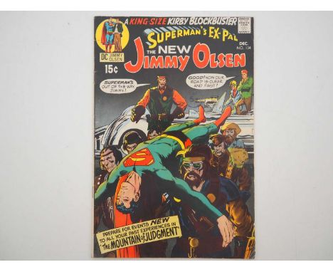 SUPERMAN'S PAL, JIMMY OLSEN #134 (1970 - DC) - The first cameo appearance of Darkseid, the ruler of Apokolips - a photographi