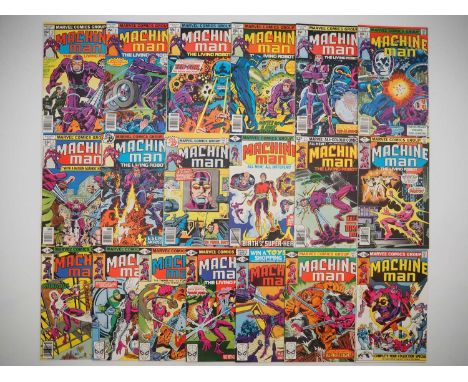 MACHINE MAN #1 to 19 (19 in Lot) - (1978/1981 - MARVEL) - Full complete run of his first solo titled series and includes the 