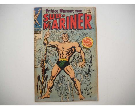 SUB-MARINER #1 (1968 - MARVEL) - The first Namor solo series in the Silver Age + the origin of Namor - Story continues from I