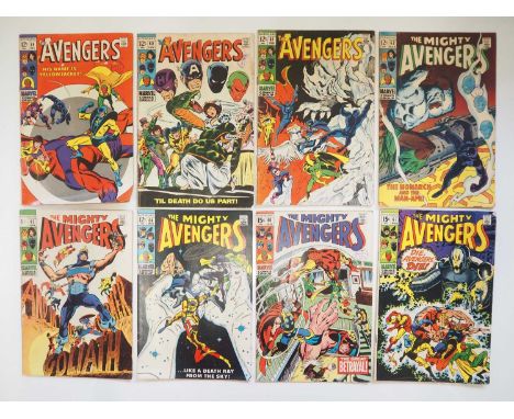 AVENGERS #59-64, 66, 67 (8 in Lot) - (1968/1969 - MARVEL - US & UK Price Variant) - Includes the third appearance of the Visi