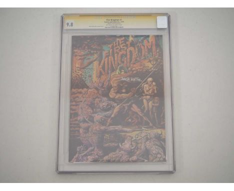 FIRST KINGDOM #1 (1974 - COMICS AND COMIX CO.) - GRADED 9.8 (NM/MINT) by CGC SIGNATURE SERIES - SIGNED BY JACK KATZ - The fir