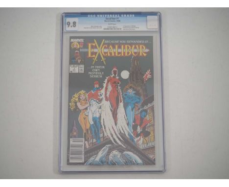 EXCALIBUR #1 (1988 - MARVEL) - GRADED 9.8(NM/MINT) by CGC - First ongoing Excalibur title and includes the first appearance o