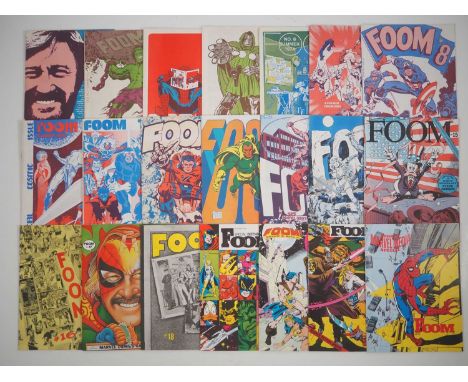 FOOM #1-4, 6-22 (21 in Lot) - (1973/1978 - MARVEL) - An almost complete run (missing only issue #5) and includes the full-col