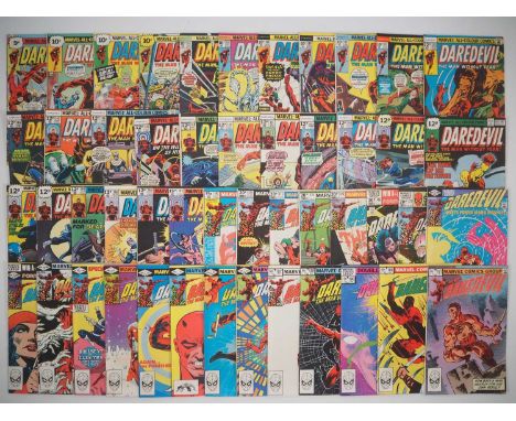 DAREDEVIL #133 to 149, 151, 152, 154-160, 164, 165, 167, 171, 173-191 (49 in Lot) - (1976/1983 - MARVEL - US & UK Price Varia