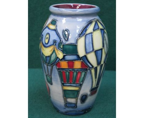 MOORCROFT 'BALLOONS' CERAMIC VASE (SECOND), APPROXIMATELY 11cm HIGH 