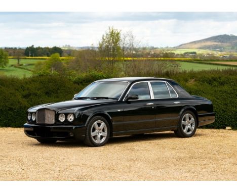 The Arnage T laid claim to the title of world's fastest saloon in 2002, propelling the driver, in total luxury to a top speed