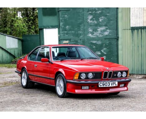 The BMW M635CSi was the brainchild of BMW’s Motorsport department and arrived to the market in 1984. Karmann manufactured the