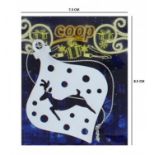 1000 X SHINY METAL HANGING DECORATION 21 DESIGNS (300)