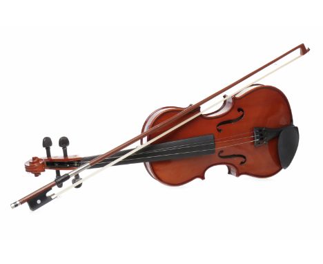 HANS JOSEPH HAUER VIOLINwith bow, serial number SV-52034, 56cm long