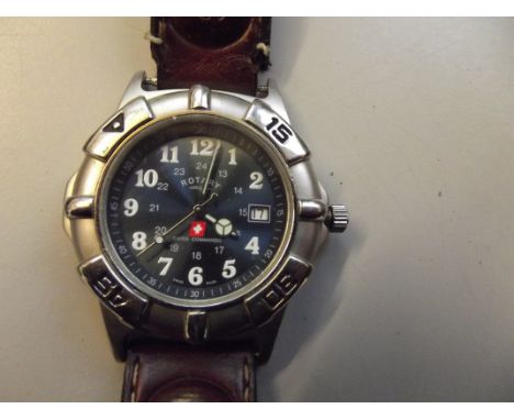 Rotary Swiss Commando gents wristwatch  
