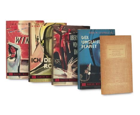 Science-Fiction - - Sammlung von Band 1-4 der Reihe Rauchs Weltraum-Bücher in 4 Bden. (alles Erschienene) mit illustrierten O