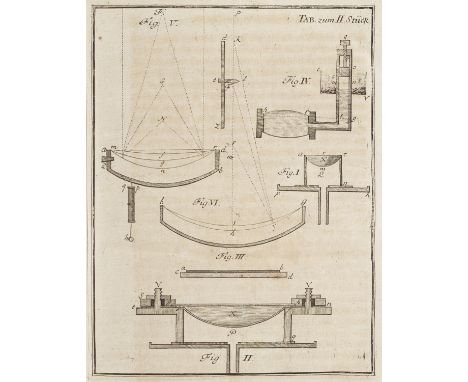 Physik - Optik - - Gottfried Heinrich Grummert. Beyträge zum Wachsthum der Natur- und Grössenlehre. 2 Tle. in 1 Bd. Mit drei 