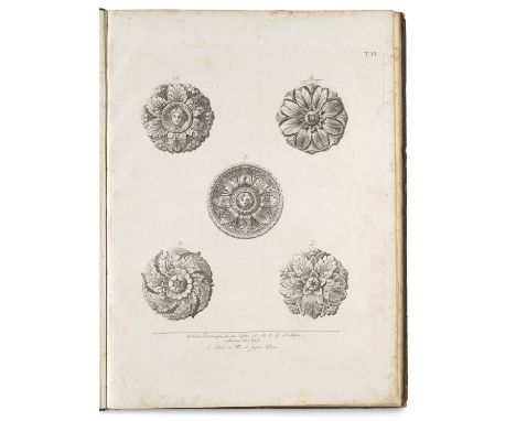 F.W. von Erdmannsdorff. Architectonische Studien in Rom gezeichnet. Heft 1 und vollständige Folge der Tafeln. Dessau, Chalcog