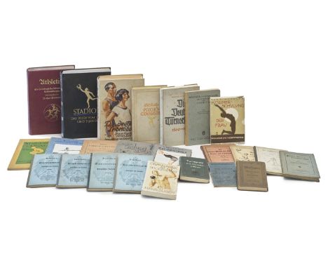 Sport und Spiele - Freizeit - Gesundheit - - Sammlung von 20 reich illustrierten Werken zu Gymnastik, Sport, Turnen, Bewegung