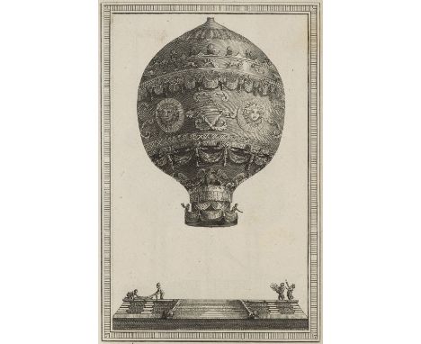 Luftfahrt - Ballonfahrt - - Barthélémy Faujas de Saint-Fond. Description des expériences de la machine aérostatique de MM. de