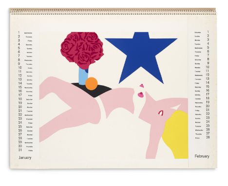 Pop Art - - Domberger Siebdruck-Kalender für 1969. 1969. Mit sechs Farbserigraphien amerikanischer Pop Art-Vertreter. 6 Kalen