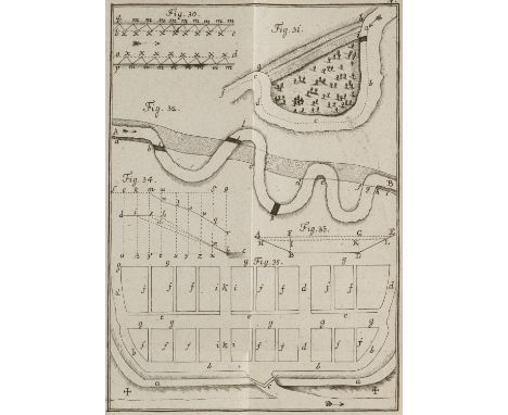 Mathematik - - Franz Rausch von Traubenberg. Compendium hydrotechnicum conscriptum. Mit 6 gefalteten Kupfertafeln. Budapest, 