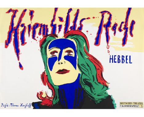 Plakate - - Volker Pfüller. Sammlung von 11 Plakaten. 1980er/1990er Jahre. Verschiedene Techniken, überwiegend Siebdruck. Maß