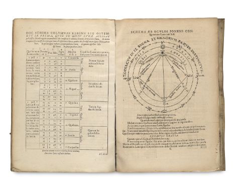 Astronomie - - Heinrich Rantzau. Ranzovianum calendarium ad elevationem poli 55 grad. tam in usum medicorum, quam astrologoru