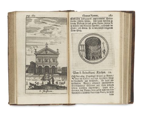 Abgebildetes neues Romm, Darinnen die heute verhandene Kirchen, H. Leiber, Reliquien, Ablaß, Klöster, Hospitäle, Beht-Capelle