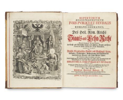 Rechtswissenschaften - Law books - - Christian Gottlieb Buder. Repertorium reale pragmaticum juris publici et feudalis Imperi
