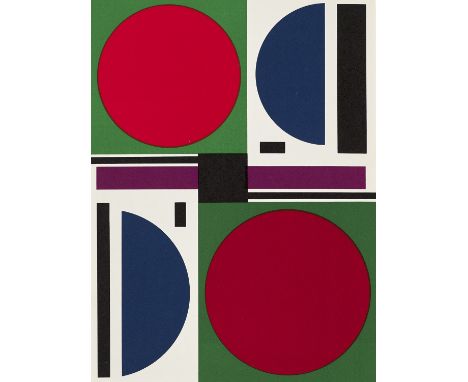 Auguste Herbin. Auguste Herbin (1882-1960). Ausstellungskatalog mit beiliegender Serigraphie. Bern, Kunsthalle, 1963. 8°. Ser