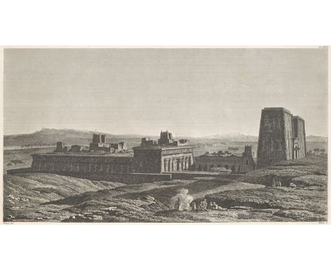 Ägypten - - Dominique-Vivant Baron Denon. Planches du Voyage dans la Basse et la Haute Égypte. Mit gestochenem Frontispiz und
